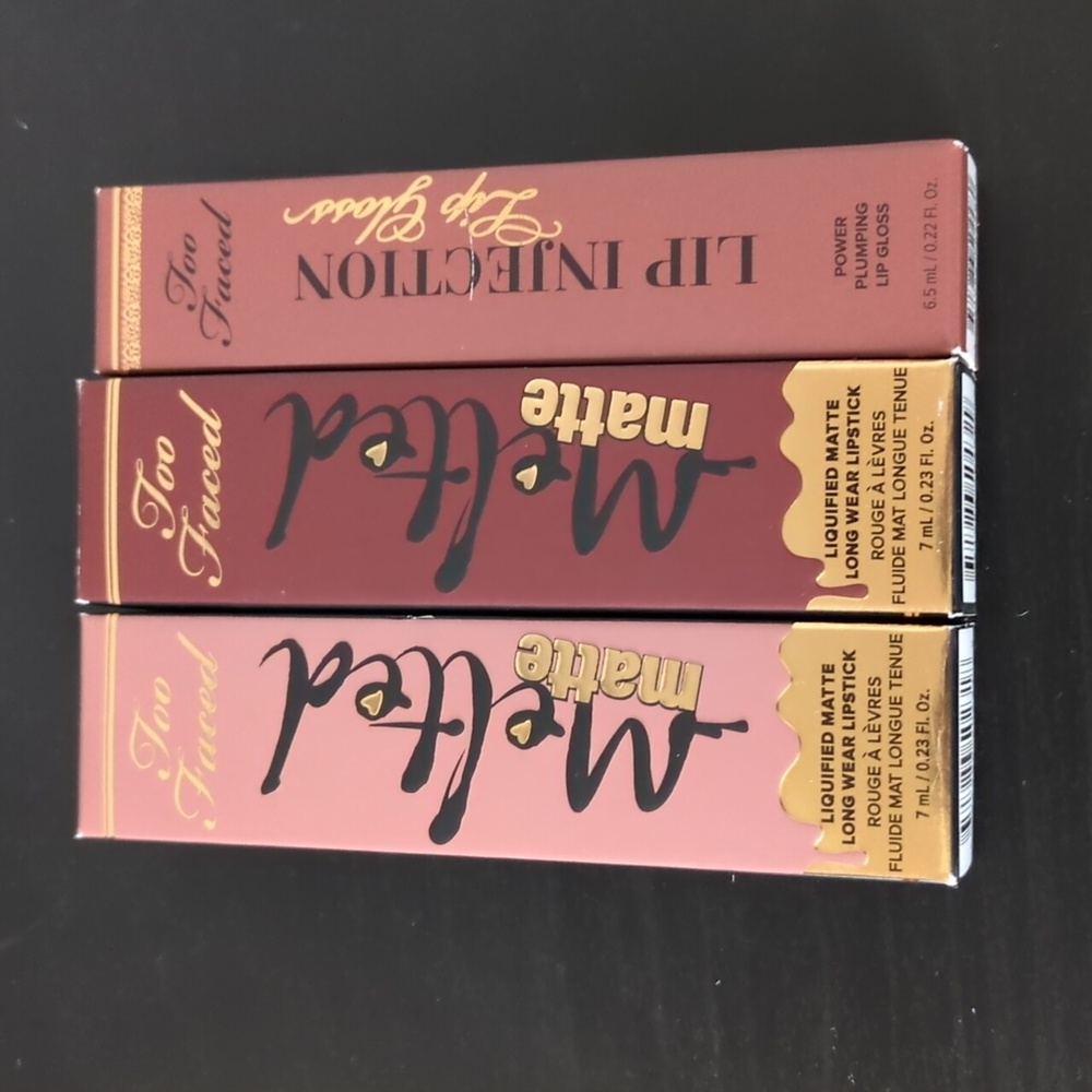 Too Faced lip bundle (3 pcs)